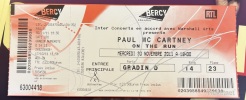 On the Run
Programme en fran&ccedil;ais de la tourn&eacute;e 2011. Paul McCartney