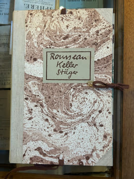 Rousseau, Keller, Stäger
Jean-Jacques Rousseau, Gottfried Keller, Hans Stäger
. Hans Stäger