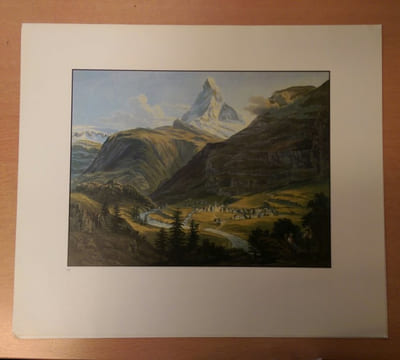 L'estampe topographique du Valais 1548-1850. Anton Gattlen