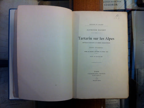 TARTARIN SUR LES ALPES, nouveaux exploits du héros tarasconnais. ALPHONSE DAUDET