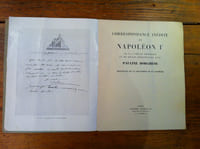 CORRESPONDANCE INÉDITE DE NAPOLÉON 1er - DE LA FAMILLE IMPÉRIALE ET DE DIVERS PERSONNAGES AVEC  LA PRINCESSE PAULINE BORGHÈSE - PROVENANT DE LA SUCCESSION DE M. LACIPIÈRE 
