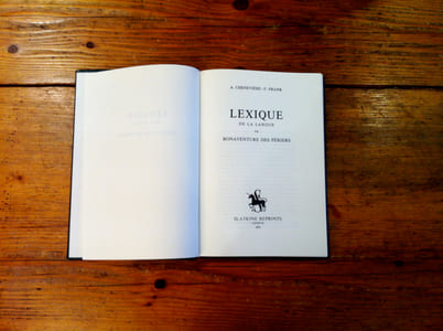 LEXIQUE DE LA LANGUE DE BONAVENTURE DES PÉRIERS (1988)