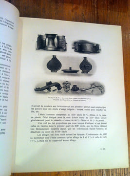L'ÉTAIN ET LE LIVRE DES POTIERS D'ÉTAIN GENEVOIS. ERNEST NAEF
