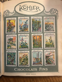 Chocolats Peter Cailler's Kohler Nestlé's, album timbres COMPLET!