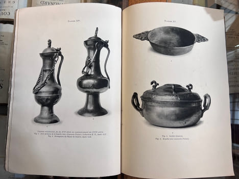 Les Potiers d'Étain dans les cantons de la suisse romande. Ernest Naef