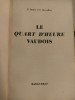 Le Quart d'heure Vaudois. P. Budry / S. Chevallier