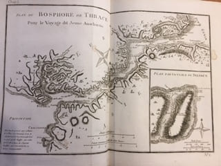 Recueil de cartes géographiques, plans, vues et médailles de l'ancienne Grèce, relatifs au voyage du jeune Anacharsis, précédé d'une analyse critique des cartes.