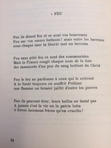 Poèmes français