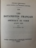 Les botanistes français en Amérique du Nord avant 1850. Colloques internationaux du centre national de la recherche scientifique n° 63