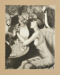 LE BACCARA. Dix lavis rehaussés d'aquarelle avec une préface de Jules Romains.