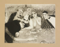 LE BACCARA. Dix lavis rehaussés d'aquarelle avec une préface de Jules Romains.