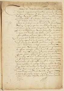 ACTE NOTARIÉ DE LA CHANCELLERIE ROYALE.