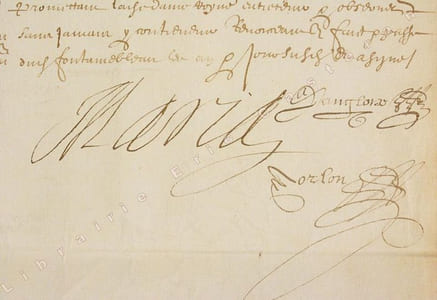 ACTE NOTARIÉ DE LA CHANCELLERIE ROYALE.