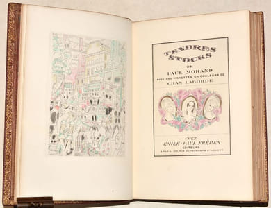 TENDRES STOCKS. Avec des vignettes en couleurs de Chas Laborde.