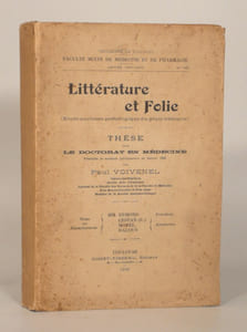 LITTÉRATURE ET FOLIE. Étude anatomo-pathologique du génie littéraire. Préface de M. le Professeur Rémond (de Metz).
