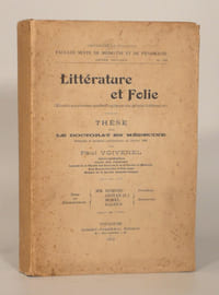 LITTÉRATURE ET FOLIE. Étude anatomo-pathologique du génie littéraire. Préface de M. le Professeur Rémond (de Metz).