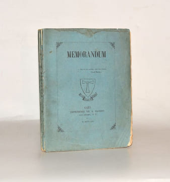 MEMORANDUM. . BARBEY D'AUREVILLY (Jules).