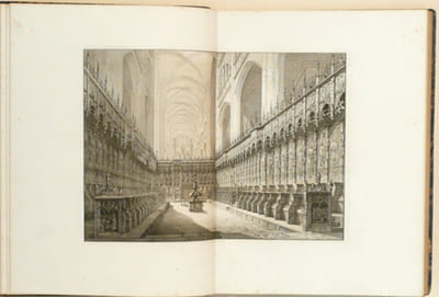 STALLES DU CHOEUR DE LA CATHEDRALE D'AUCH. Texte et dessins par L. Sancet.