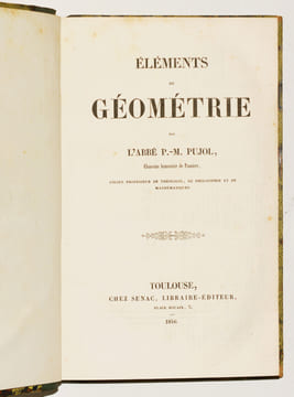 ÉLÉMENTS DE GÉOMÉTRIE.. PUJOL (Abbé P.-M.).