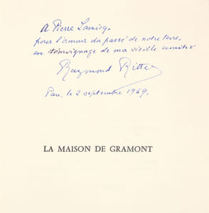 LA MAISON DE GRAMONT (1040-1967). Préface du Duc de LEVIS MIREPOIX. [2 volumes].