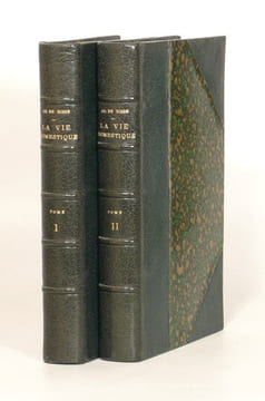LA VIE DOMESTIQUE, SES MODÈLES ET SES RÈGLES, d'après des documents originaux. [2 volumes].. RIBBE (Charles de). 