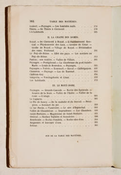 VOYAGE EN AUVERGNE. Gergovia. Le Mont-Dore et Royat. . NADEAU (Louis).