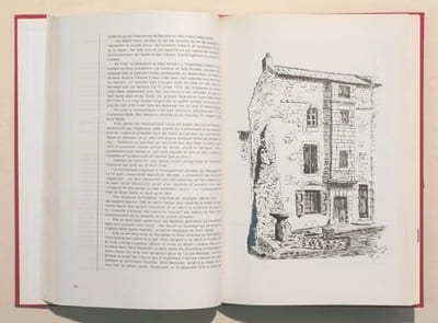 LANGOGNE EN GEVAUDAN. Dessins de Marie-Noëlle MOURGUES. 