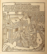 EXERCITIUM SUPER PATER NOSTER, suite de gravures avec légendes. Reproduction photographique d'une publication xylographique du XVe siècle. Notice par Benjamin Pifteau.  par PIFTEAU (Benjamin) [Notice par]. - Image 2