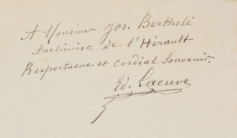 FABLES EN PATOIS POITEVIN, la plupart imitées de La Fontaine. Avec une préface de M. H. Beauchet-Filleau.. JACQUETT [pseudonyme d'Édouard LACUVE] - LA ...