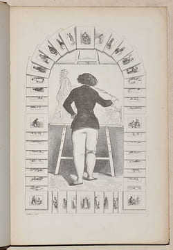 OEUVRES CHOISIES de GAVARNI, revues, corrigées et nouvellement classées par l'Auteur. Études de moeurs contemporaines. [4 volumes].. GAVARNI (Paul) ...