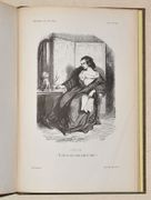 OEUVRES CHOISIES de GAVARNI, revues, corrigées et nouvellement classées par l'Auteur. Études de moeurs contemporaines. [4 volumes]. par GAVARNI (Paul) [Pseudonyme de Sulpice-Guillaume CHEVALIER]. - Image 4