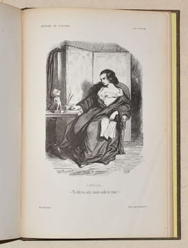 OEUVRES CHOISIES de GAVARNI, revues, corrigées et nouvellement classées par l'Auteur. Études de moeurs contemporaines. [4 volumes].. GAVARNI (Paul) ...