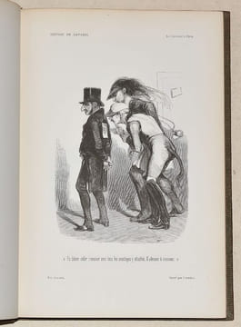 OEUVRES CHOISIES de GAVARNI, revues, corrigées et nouvellement classées par l'Auteur. Études de moeurs contemporaines. [4 volumes].. GAVARNI (Paul) ...