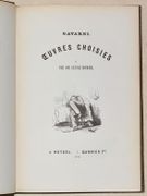 OEUVRES CHOISIES de GAVARNI, revues, corrigées et nouvellement classées par l'Auteur. Études de moeurs contemporaines. [4 volumes]. par GAVARNI (Paul) [Pseudonyme de Sulpice-Guillaume CHEVALIER]. - Image 6