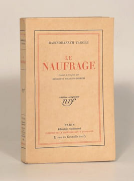 LE NAUFRAGE. Traduit de l'anglais par Henriette Mirabaud-Thorens. . TAGORE (Rabindranath).