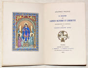 LA LÉGENDE DES SAINTES OLIVERIE ET LIBERETTE. Illustrations en couleurs de Gustave-Adolphe MOSSA.  par FRANCE (Anatole)  - Image 1