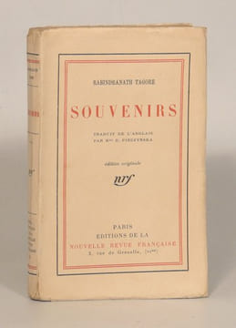 SOUVENIRS. Traduit de l'anglais par Mme E. Pieczynska. . TAGORE (Rabindranath).
