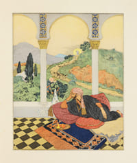 LE JARDIN DES CARESSES. Illustrations de Léon CARRÉ.