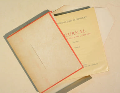 JOURNAL. Mémoires de la vie littéraire. [25 volumes].
