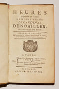 HEURES IMPRIMÉES PAR L'ORDRE DE MONSEIGNEUR LE CARDINAL DE NOAILLES, Archevesque de Paris. par LIVRE D'HEURES - NOAILLES (Cardinal de). - Image 4