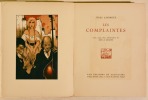 LES COMPLAINTES. 128 lithographies de Géo A. DRAINS. . LAFORGUE (Jules). 