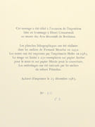 HENRI CREUZEVAULT (1905 - 1971). 14 reliures des années 50.  par CREUZEVAULT (Colette).  - Image 4
