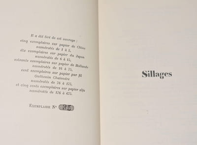 SILLAGES. 