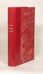 LIVRE ROUGE DU CHAPITRE METROPOLITAIN DE SAINTE-MARIE D'AUCH publié pour la société historique de Gascogne par l'Abbé J. Duffour. [2 tomes reliés en un volume].
