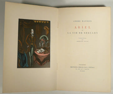 ARIEL OU LA VIE DE SHELLEY. Vignettes de Hermine David. 