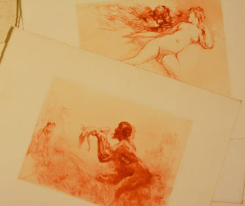 DAPHNIS ET CHLOÉ. Traduction d'Amyot, revue et complétée par Paul-Louis Courier. Ilustré de 23 gravures originales en noir et en couleurs par Henri Le Riche.