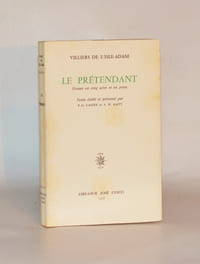 LE PRÉTENDANT. Drame en cinq actes et en prose. Texte établi et présenté par P.-G Castex et A. W. Raitt.
