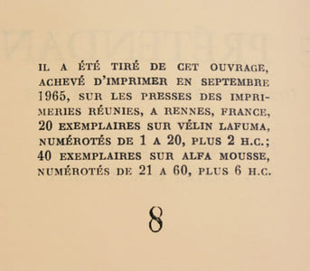 LE PRÉTENDANT. Drame en cinq actes et en prose. Texte établi et présenté par P.-G Castex et A. W. Raitt.