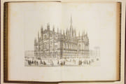 IL DUOMO DI MILANO rappresentato in sessantaquattro tavole e illustrato da cenni storici e descrittivi. SECONDA EDIZIONE ACCRESCIUTA.  par VALLARDI (Giuseppe). - Image 2