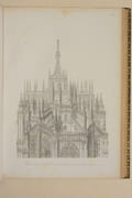 IL DUOMO DI MILANO rappresentato in sessantaquattro tavole e illustrato da cenni storici e descrittivi. SECONDA EDIZIONE ACCRESCIUTA.  par VALLARDI (Giuseppe). - Image 3